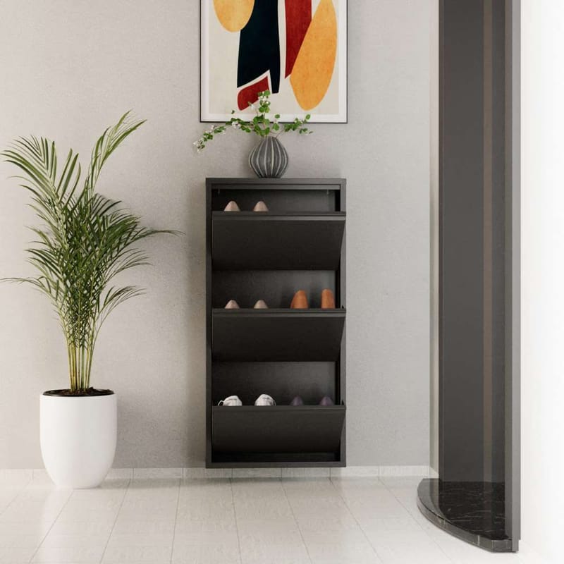 Rylanis skoskab 50x103 cm - Antracit - Opbevaring - Entréopbevaring