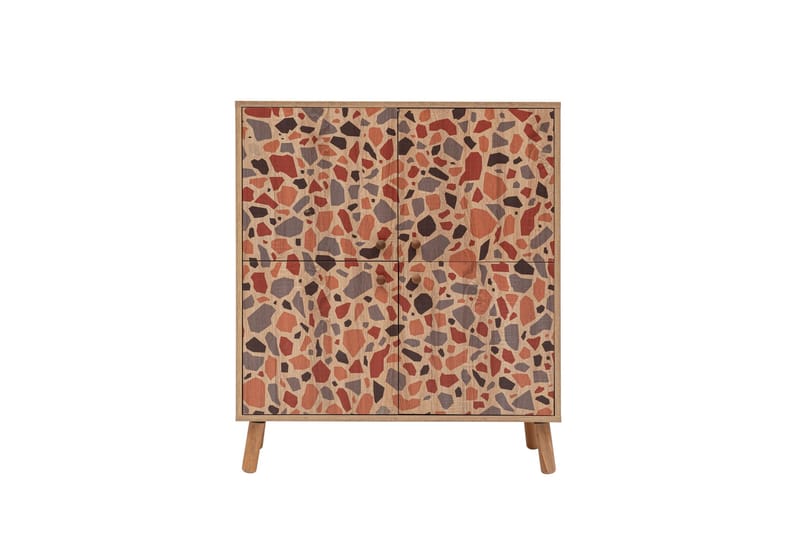 Pebble Highboard 95x111 cm Brun - Hanah Home - Opbevaring - Skab - Skabe