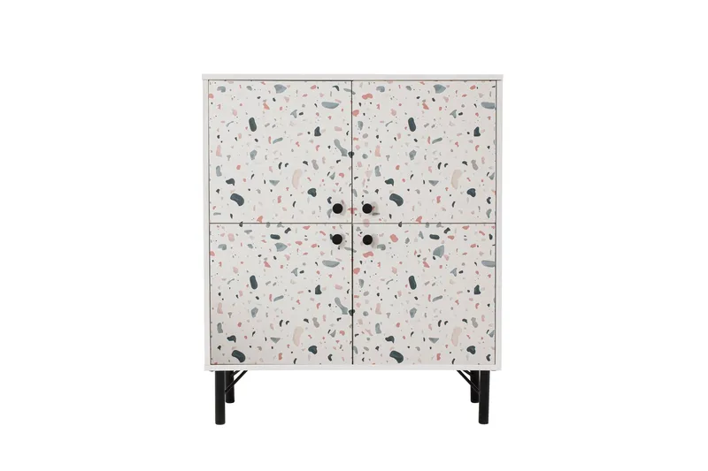 Terrazzo Highboard 95x111 cm Hvid, Hanah Home