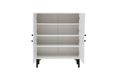 Terrazzo Highboard 95x111 cm Hvid - Hanah Home - Opbevaring - Skab - Skabe