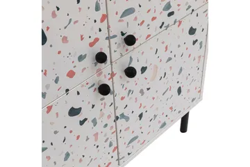 Terrazzo Highboard 95x111 cm Hvid - Hanah Home - Opbevaring - Skab - Skabe