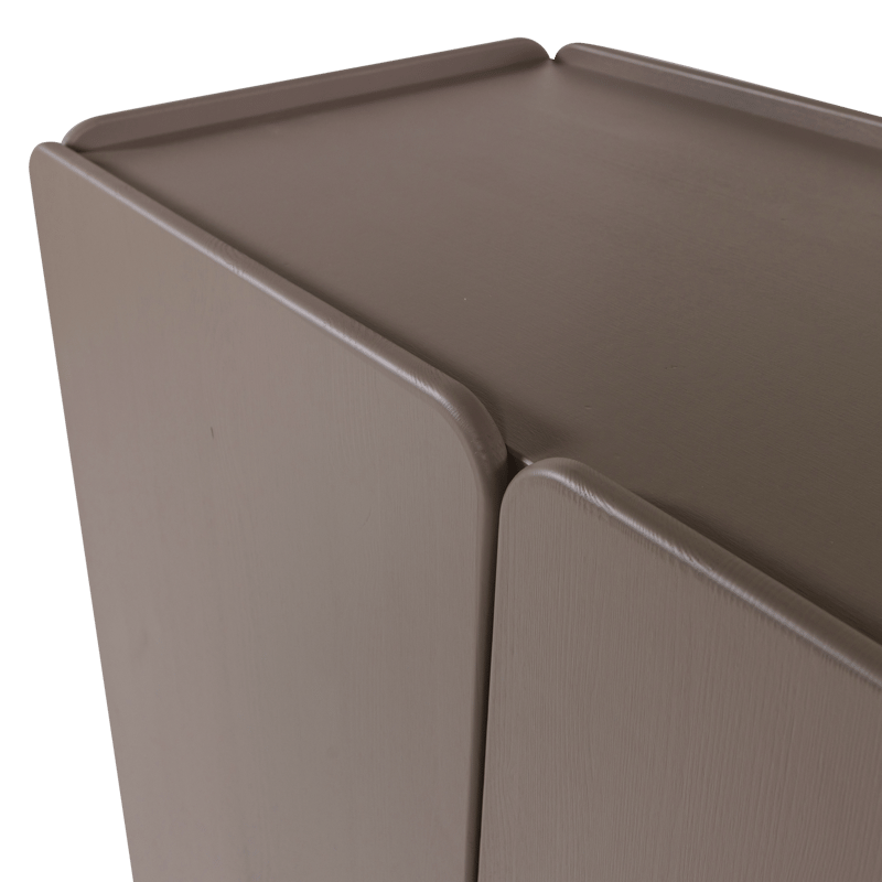 2-dørs skab Root 100 cm - Trøffelbrun - Opbevaring - Skab - Skabe