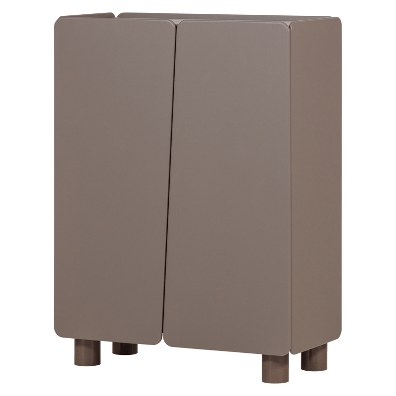 2-dørs skab Root 100 cm, Trøffelbrun