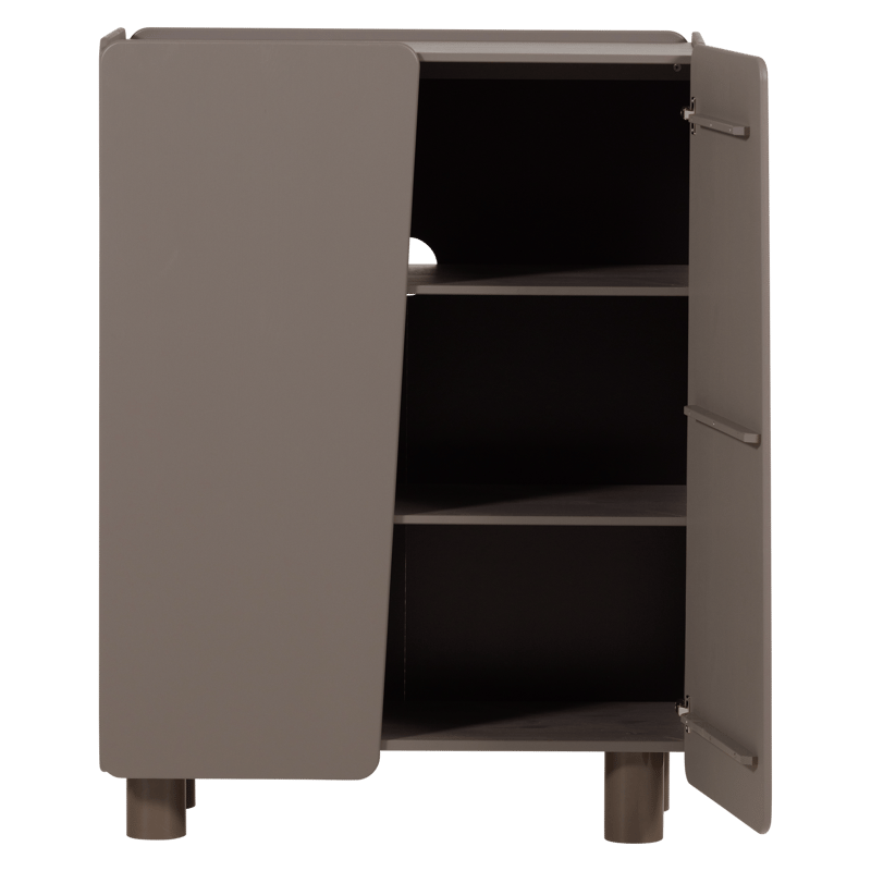 2-dørs skab Root 100 cm - Trøffelbrun - Opbevaring - Skab - Skabe