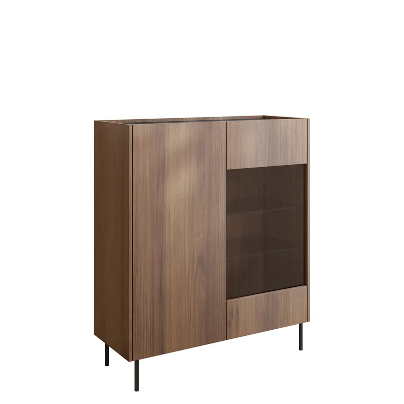 Akihito Vitrineskab 97x117 cm, Brun