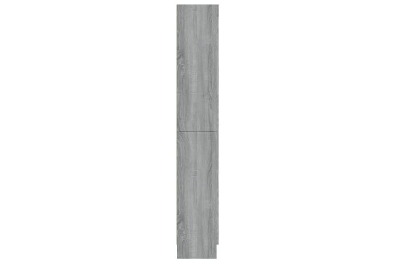 beBasic vitrineskab 82,5x30,5x185,5 cm konstrueret træ grå sonoma-eg - GrÃ¥ - Vitrineskabe