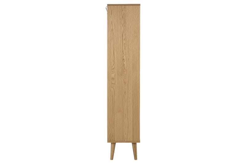 Bellor Vitrineskab 80x178 cm - Natur - Opbevaring - Skab - Vitrineskabe