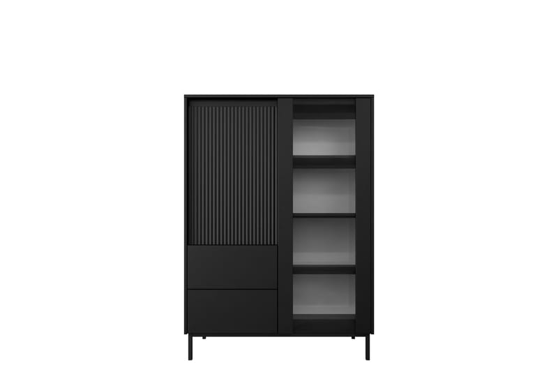 Bjurholm Vitrineskab 104x146 cm - Grøn - Opbevaring - Skab - Vitrineskabe