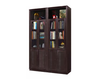 Bogreol Loft24 Anita Havana/lak - Havana/lak - Opbevaring - Skab - Vitrineskabe