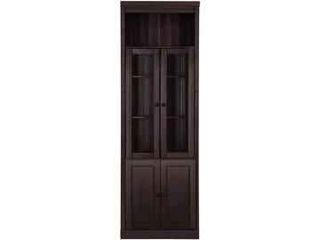 Bogreol Loft24 Anita Havana/lak - Havana/lak - Opbevaring - Skab - Vitrineskabe