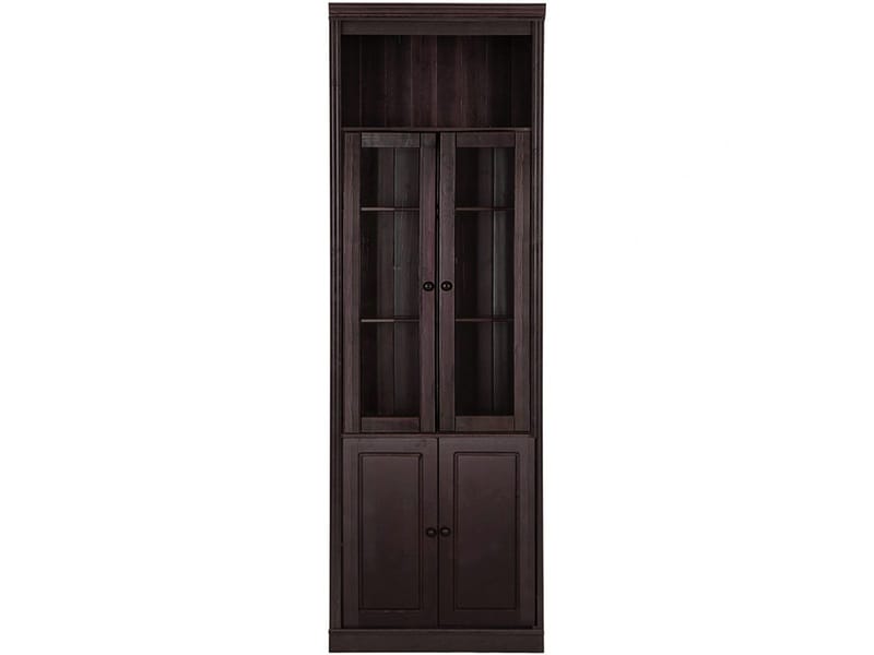 Bogreol Loft24 Anita Havana/lak - Havana/lak - Opbevaring - Skab - Vitrineskabe