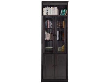 Bogreol Loft24 Anita Havana/lak - Havana/lak - Opbevaring - Skab - Vitrineskabe