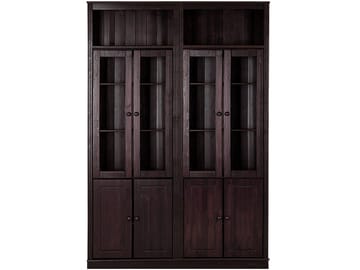Bogreol Loft24 Anita Havana/lak - Havana/lak - Opbevaring - Skab - Vitrineskabe