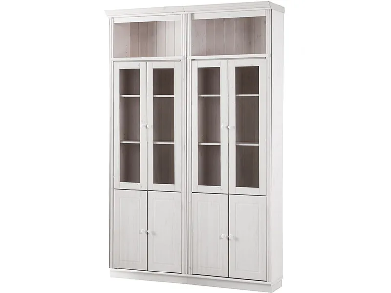 Bogreol Loft24 Anita Hvid/lak, Hvid/lak