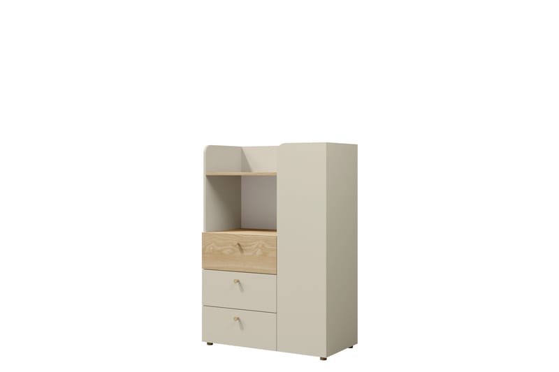 Buhan Højskab - Beige / Brun - Opbevaring - Skab - Skabe