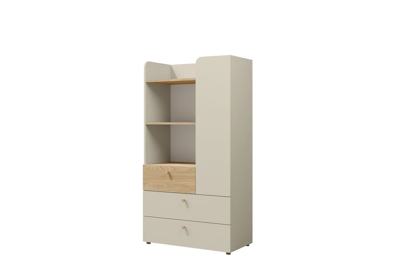 Buhan Højskab - Beige / Brun - Opbevaring - Skab - Skabe