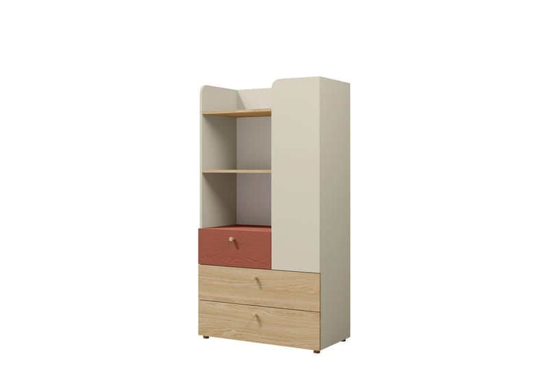 Buhan Højskab - Beige / Brun - Opbevaring - Skab - Skabe