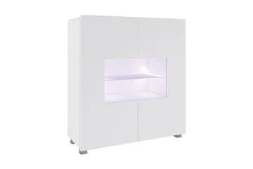 Blue LED - Hvid højglans