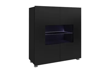 Blue LED - Sort|Sort højglans