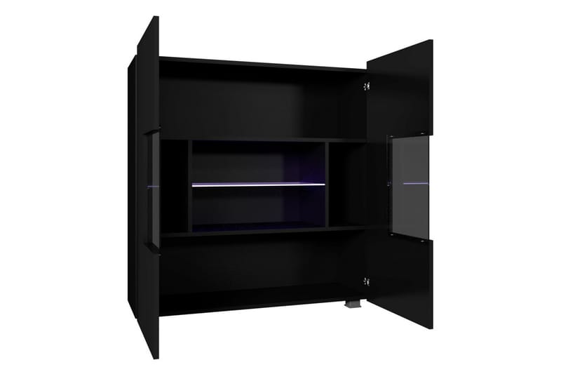 Calabrini vitrineskab 100x35x107 cm - Opbevaring - Skab - Vitrineskabe