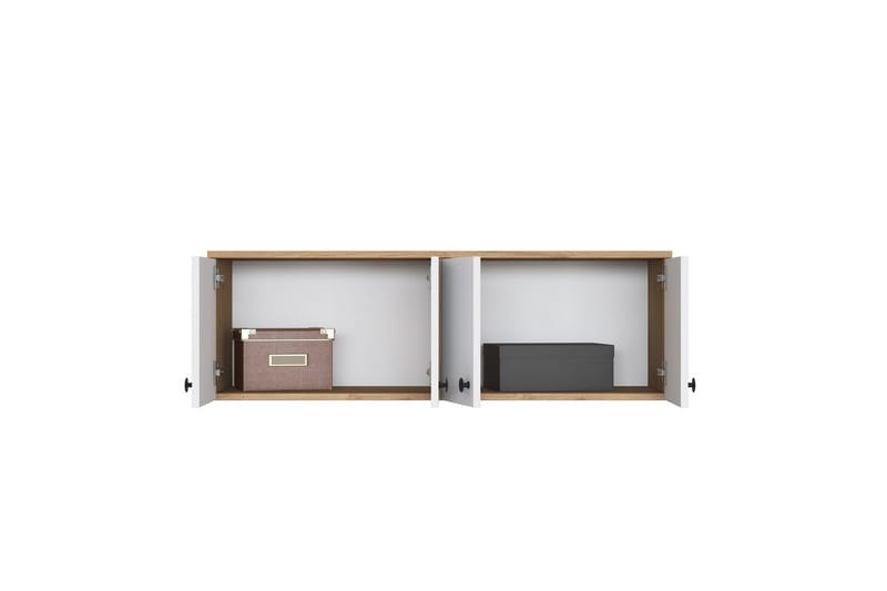Calros Hörnskåp - Valnød/Hvid - Hus & renovering - Køkken & bad - Køkken & bryggers