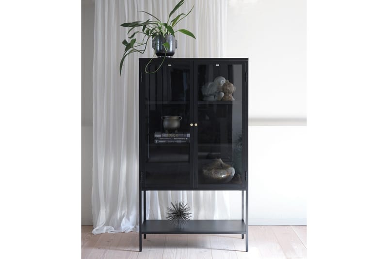 Cybella Highboard - Sort - Opbevaring - Skab - Vitrineskabe
