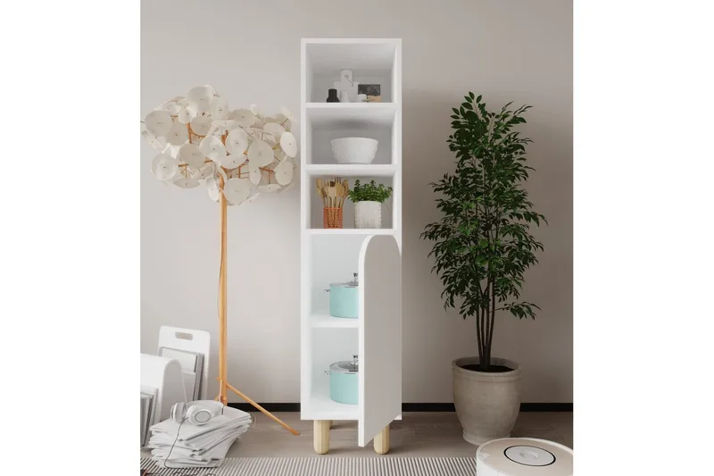 Estra Highboard - Hvid - Opbevaring - Skab - Skabe