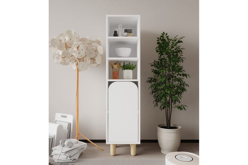 Estra Highboard - Hvid - Opbevaring - Skab - Skabe