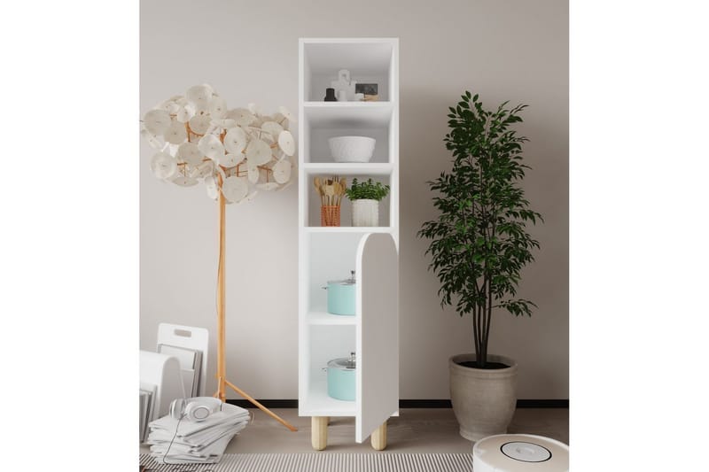 Estra Highboard - Hvid - Opbevaring - Skab - Skabe