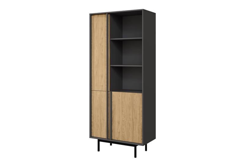 Farshian Highboard - Grå/Brun - Opbevaring - Skab - Skabe