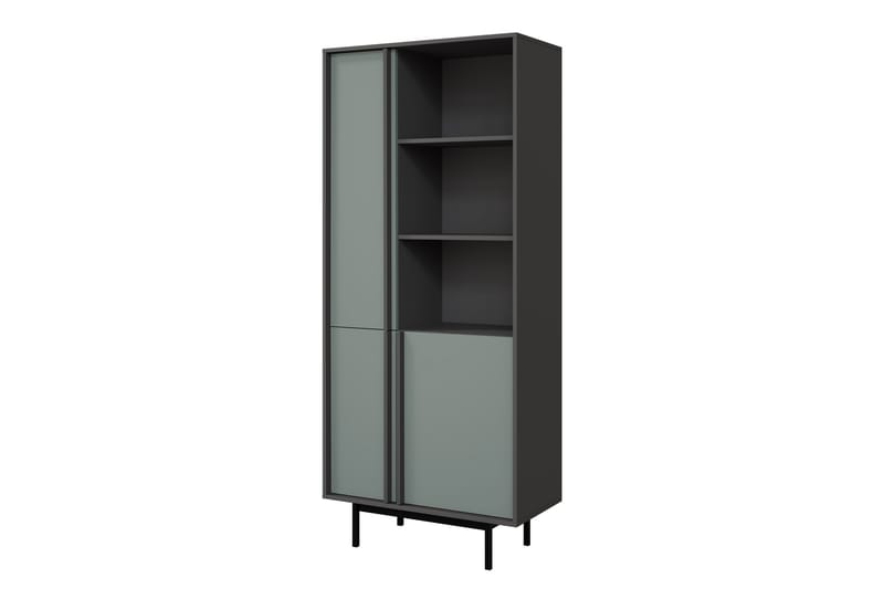 Farshian Highboard - Grå/Grøn - Opbevaring - Skab - Skabe