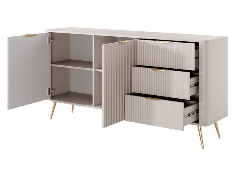 Forba skænk 164 cm - hvid - Opbevaring - Skab - Barskab