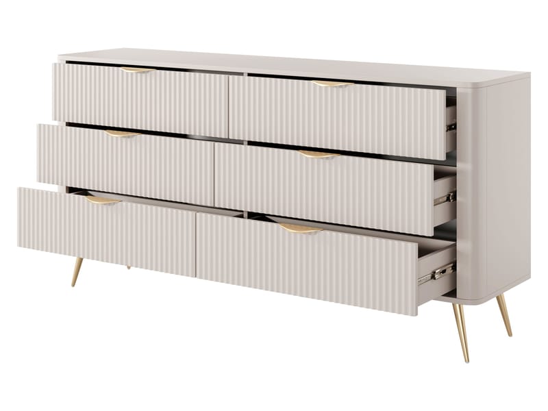 Forba skænk 164 cm - hvid - Opbevaring - Skab - Barskab