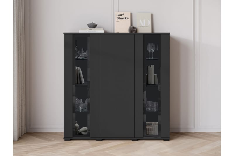 Gammelt Highboard - Hvid - Opbevaring - Skab - Skabe