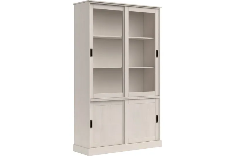 Harry Vitrineskab 115x190 cm, Hvid