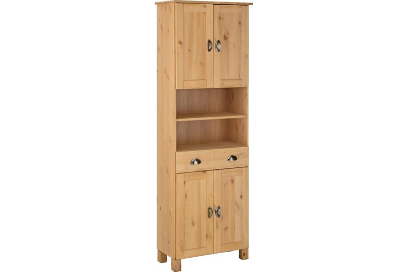 Highboard & skabskommode Loft24 Opbevaringsskab Toscana Mellemfarvet træ, undefined