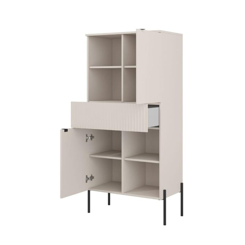 Highboard Ore 2 døre 1 skuffe - Cashmere - Opbevaring - Skab - Skabe