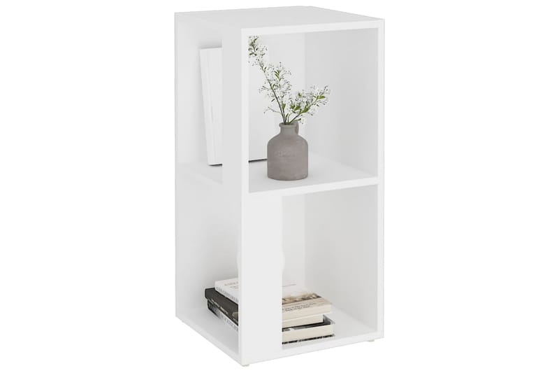 hjørnereol 33x33x67 cm spånplade hvid - Hvid - Opbevaring - Skab - Hjørneskab