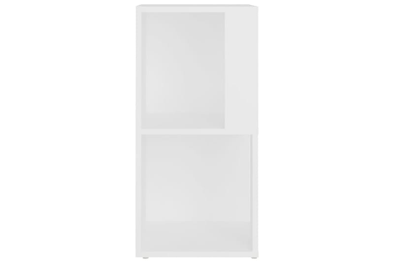 hjørnereol 33x33x67 cm spånplade hvid - Hvid - Opbevaring - Skab - Hjørneskab