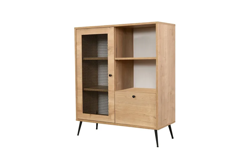 Huff Vitrineskab 40x110 cm, Eg