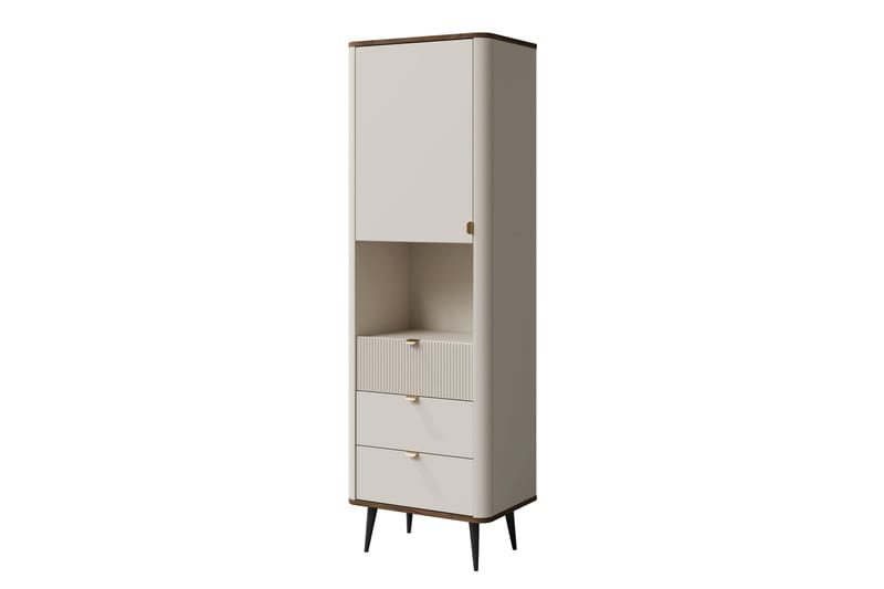 Køkken Highboard, Beige/Brun