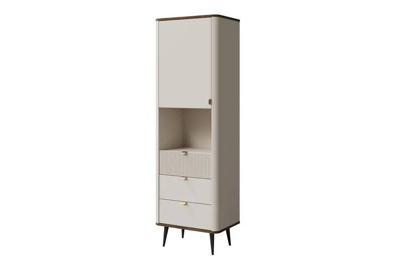 Køkken Highboard - Beige/Brun - Opbevaring - Skab - Skabe