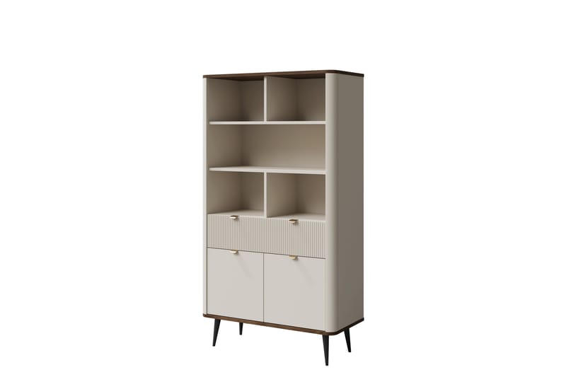 Køkken Highboard - Beige/Brun - Opbevaring - Skab - Skabe