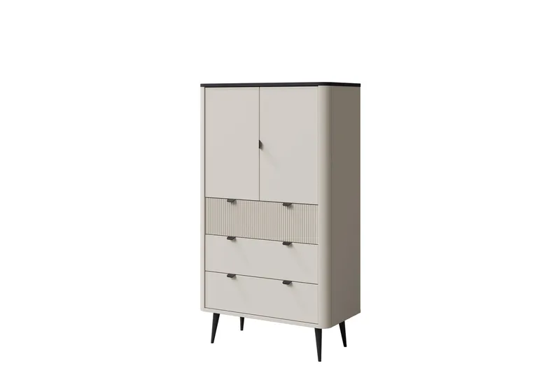 Køkken Highboard, Beige/Grå