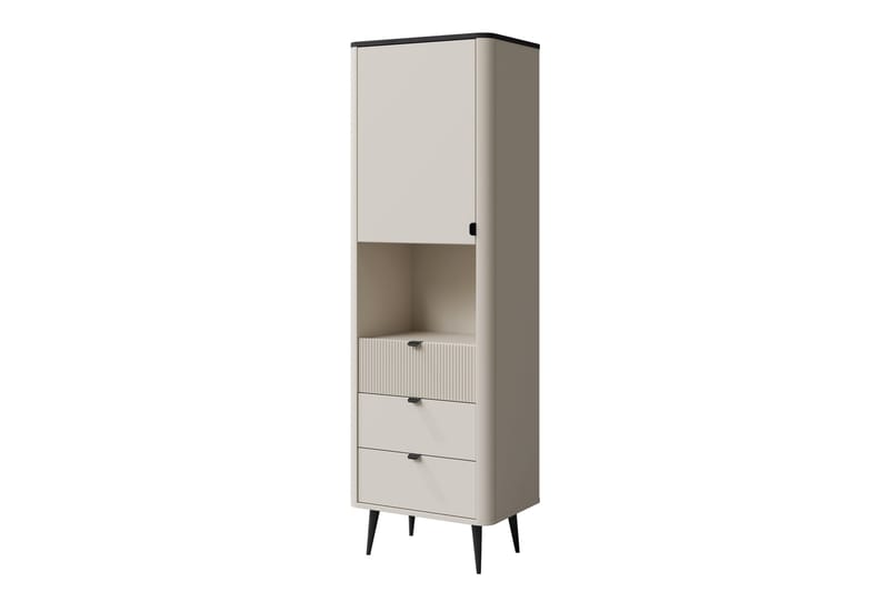 Køkken Highboard - Beige/Grå - Opbevaring - Skab - Skabe