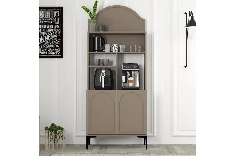 Kaffebarskab Hazim To Atlas / Sort - Atlas / Sort - Opbevaring - Skab - Barskab