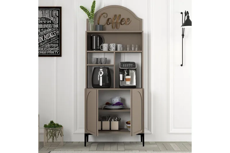 Kaffebarskab Hazim To Atlas / Sort - Atlas / Sort - Opbevaring - Skab - Barskab