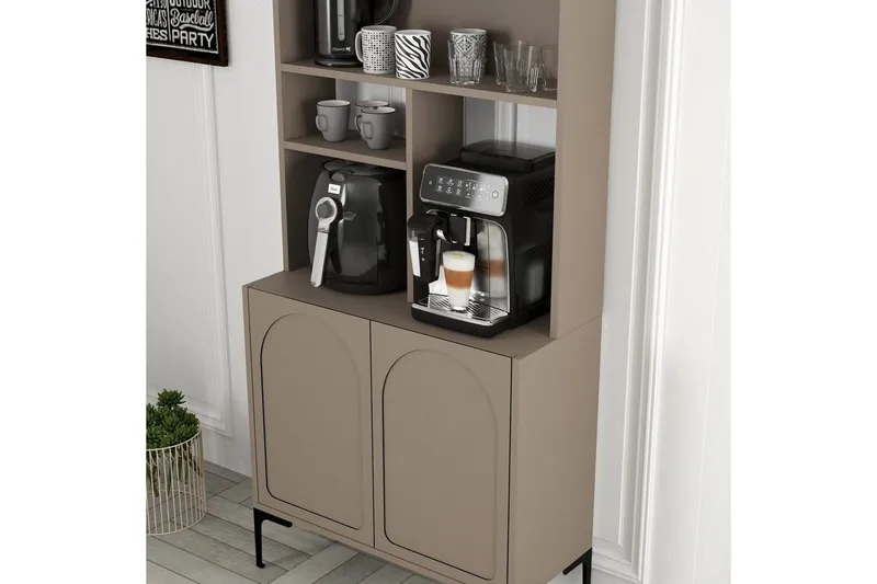 Kaffebarskab Hazim To Atlas / Sort - Atlas / Sort - Opbevaring - Skab - Barskab