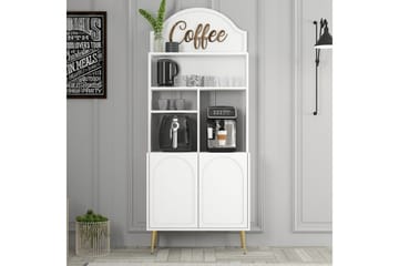 Kaffebarskab Hazim To Hvid / Rany - Hvid / Rany - Opbevaring - Skab - Barskab