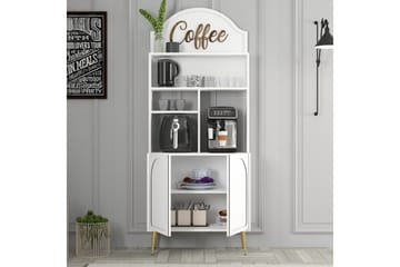 Kaffebarskab Hazim To Hvid / Rany - Hvid / Rany - Opbevaring - Skab - Barskab